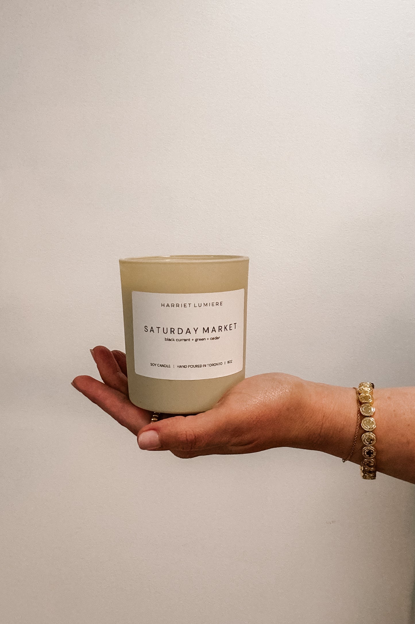 SATURDAY MARKET CANDLE (flat bottom)