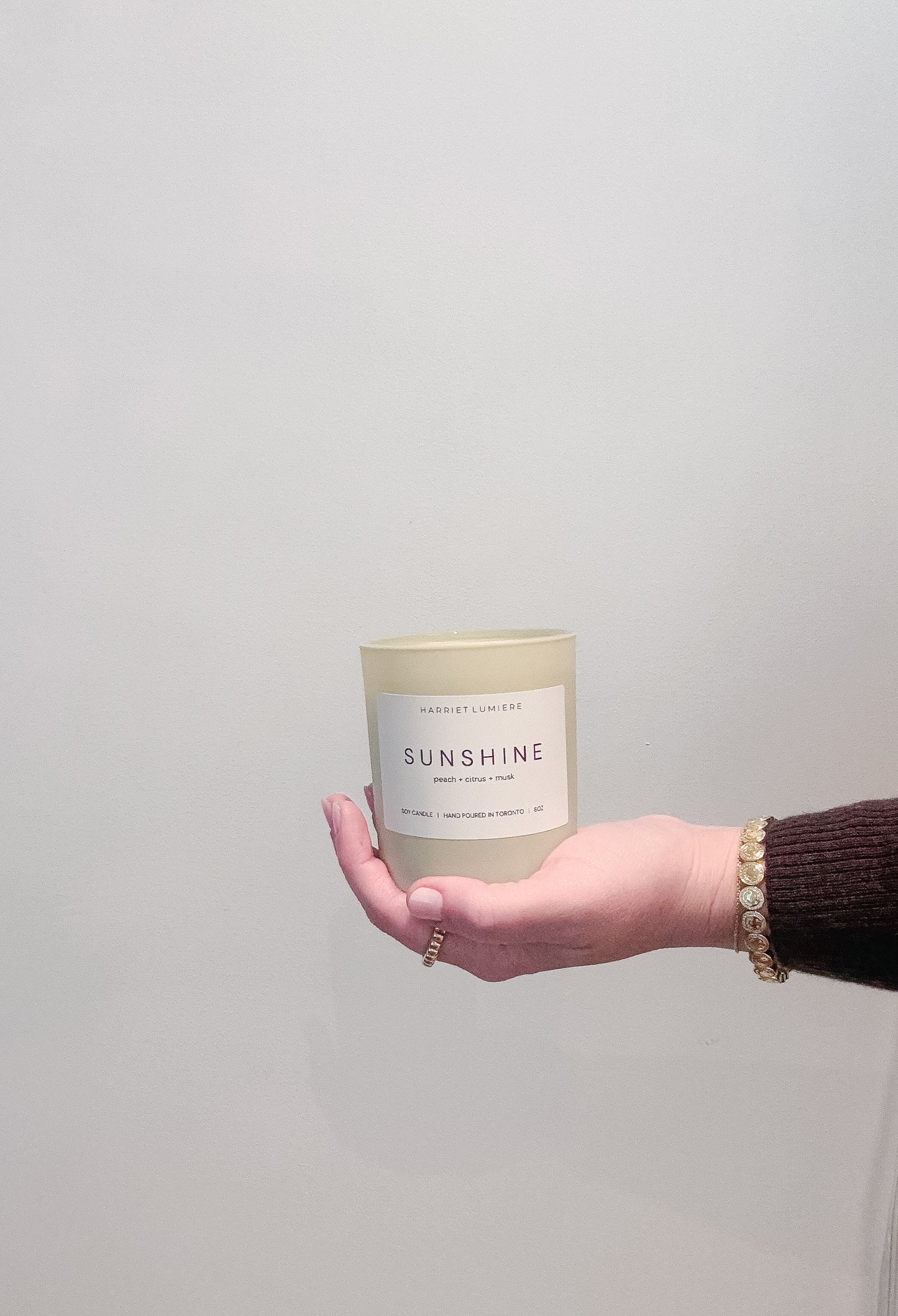 SUNSHINE CANDLE (flat bottom)