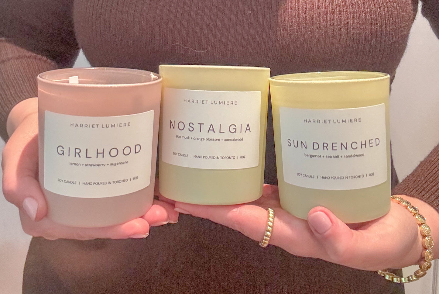 GIRLHOOD SOY CANDLE (flat bottom)