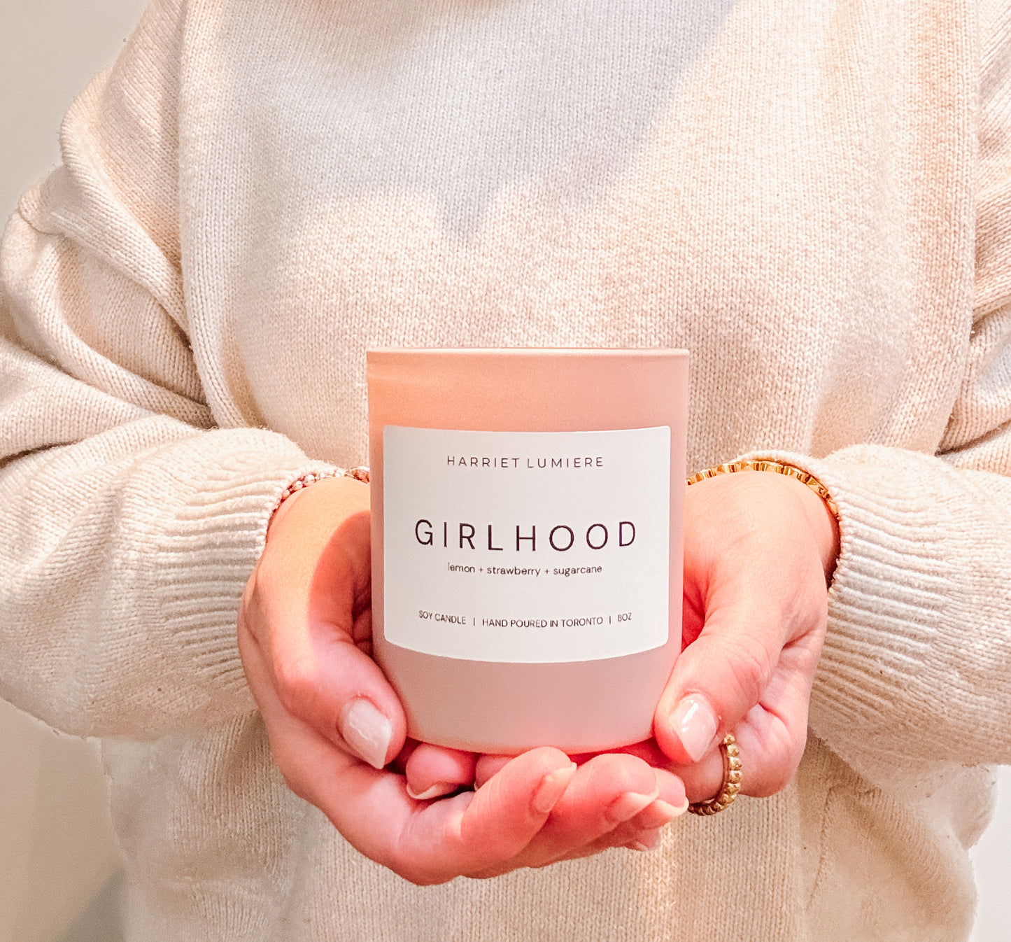 GIRLHOOD SOY CANDLE (flat bottom)