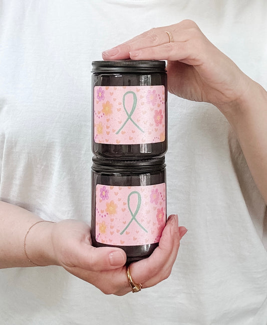 GREEN RIBBON candle in support of Mental Health Month
