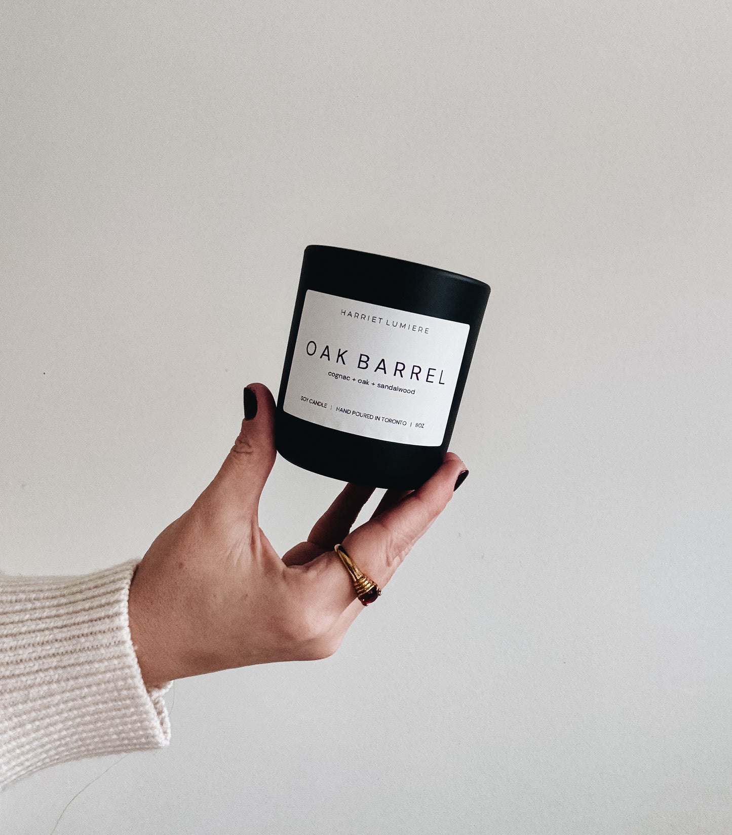 OAK BARREL SOY CANDLE